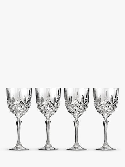 Waterford Crystal Marquis Markham Wine Glass, Set of 4, 355ml, Clear, Clear
