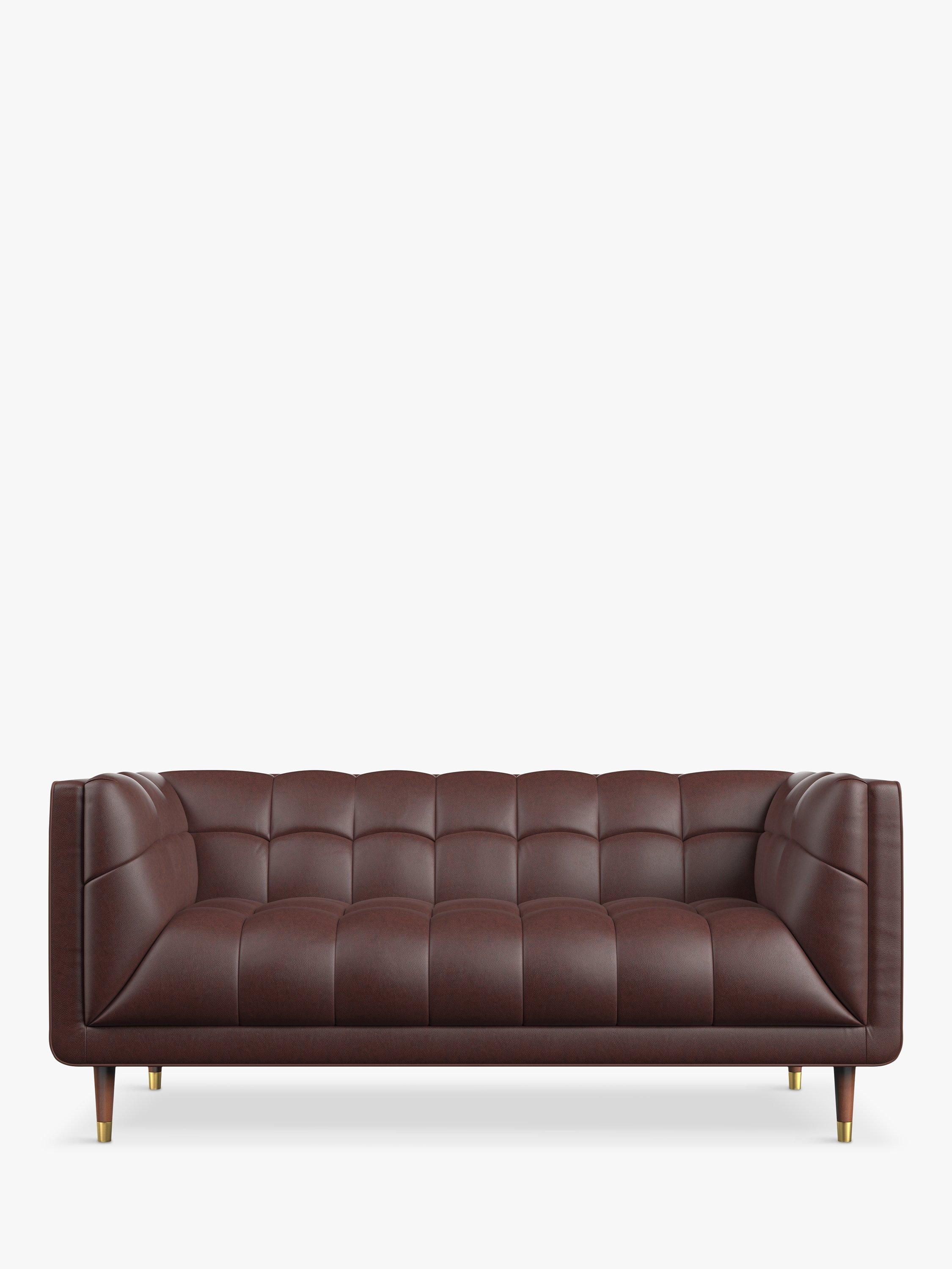 At The Helm OUTLET - Grace Large 3 Seater Leather Sofa,Coco Leather - Like New