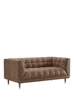 At The Helm Grace Large 3 Seater Leather Sofa, Dragonstone Leather, Dragonstone Leather