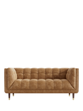 At The Helm Grace Large 3 Seater Leather Sofa, Yellowstone Leather