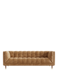 At The Helm Grace Grand 4 Seater Sofa, Dark Leg, Yellowstone Leather