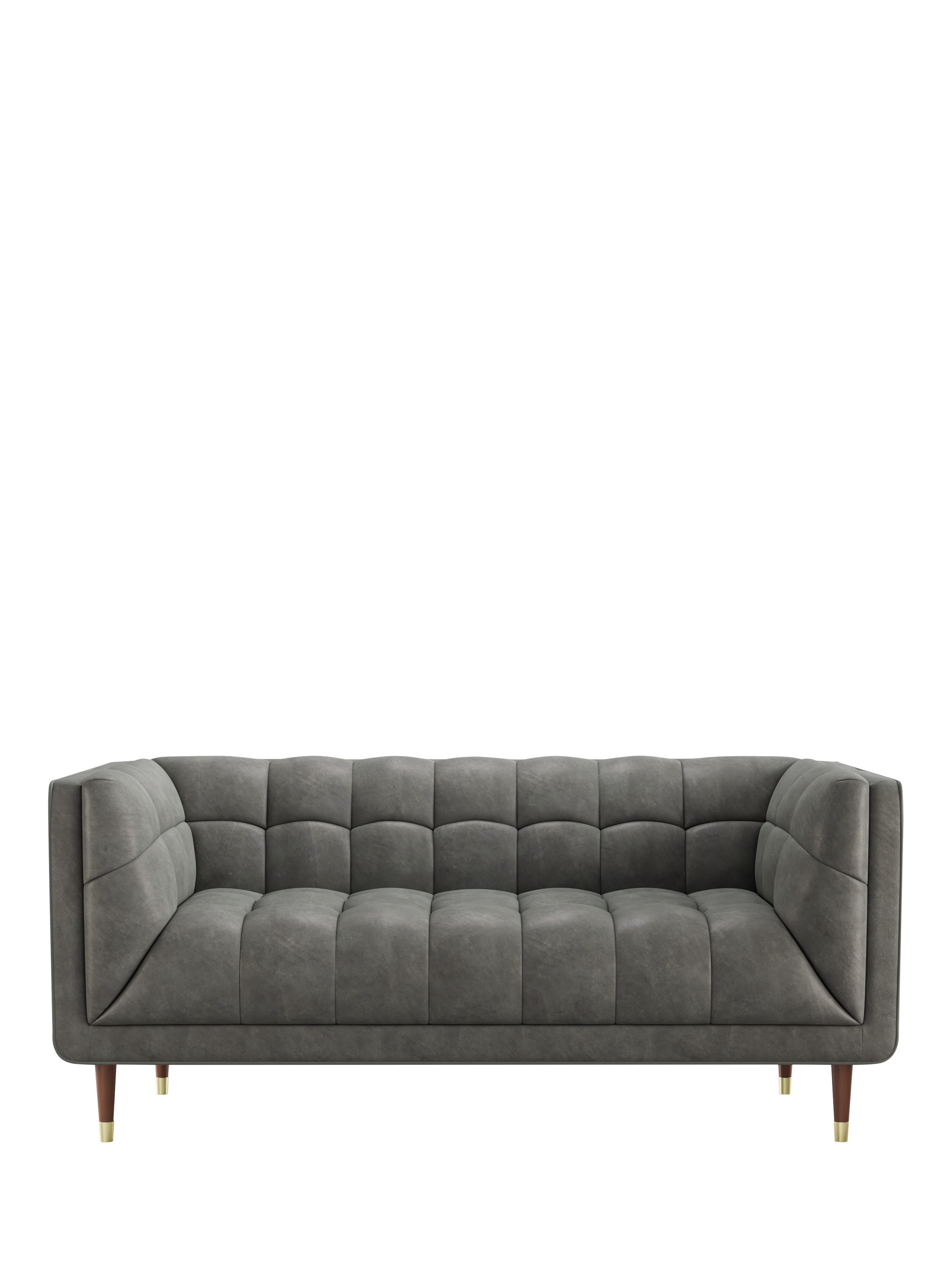 Grace Range, At The Helm Grace Large 3 Seater Leather Sofa, Limestone Leather