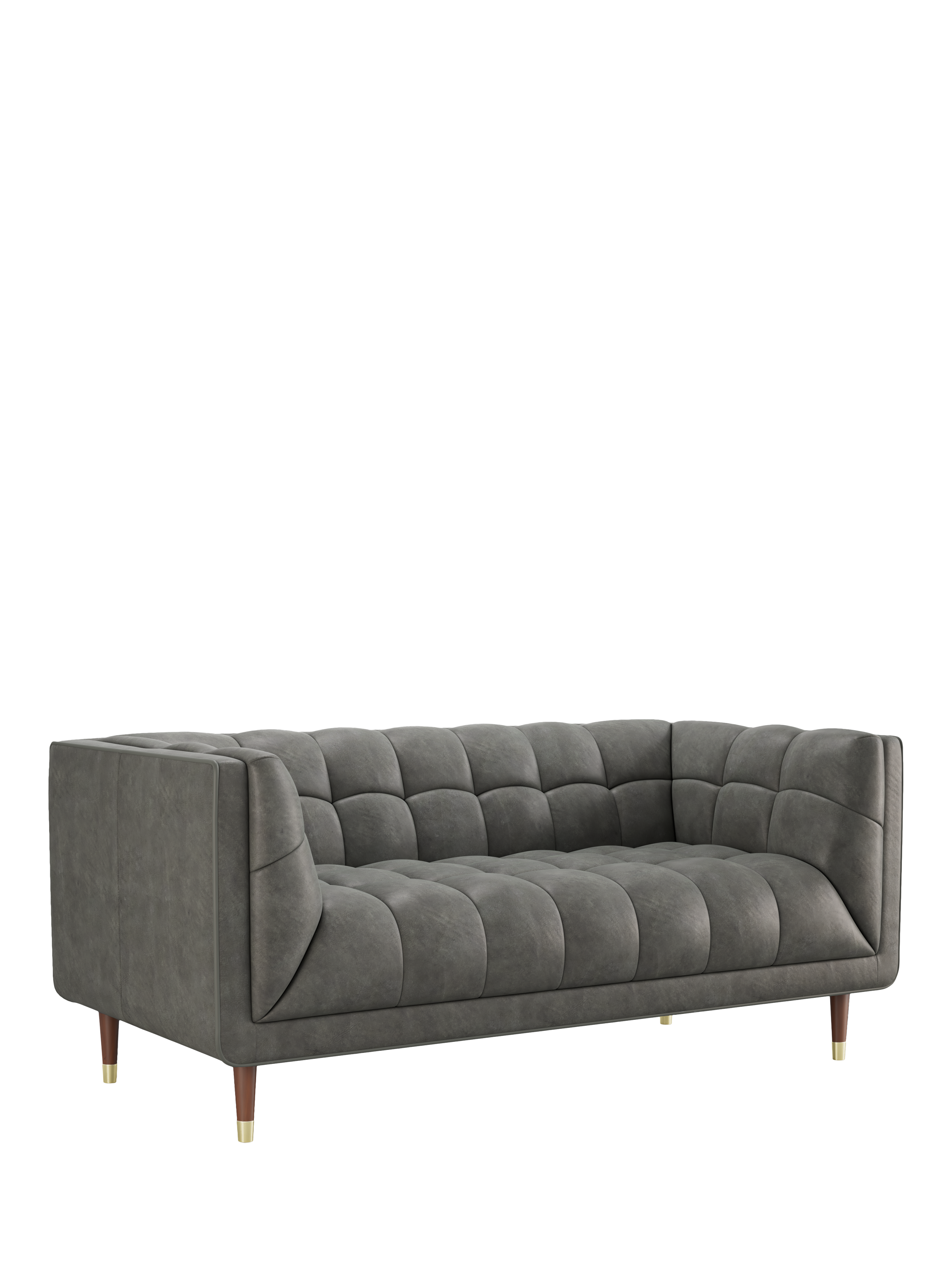 Grace Range, At The Helm Grace Large 3 Seater Leather Sofa, Limestone Leather