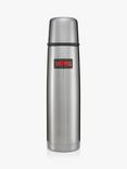 Thermos Light and Compact Stainless Steel Flask, 1L, Gunmetal