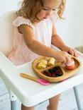 eco rascals Toddler Suction Plate, Pink