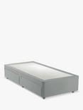 John Lewis Non Sprung 2 Drawer Storage Upholstered Divan Base, Single