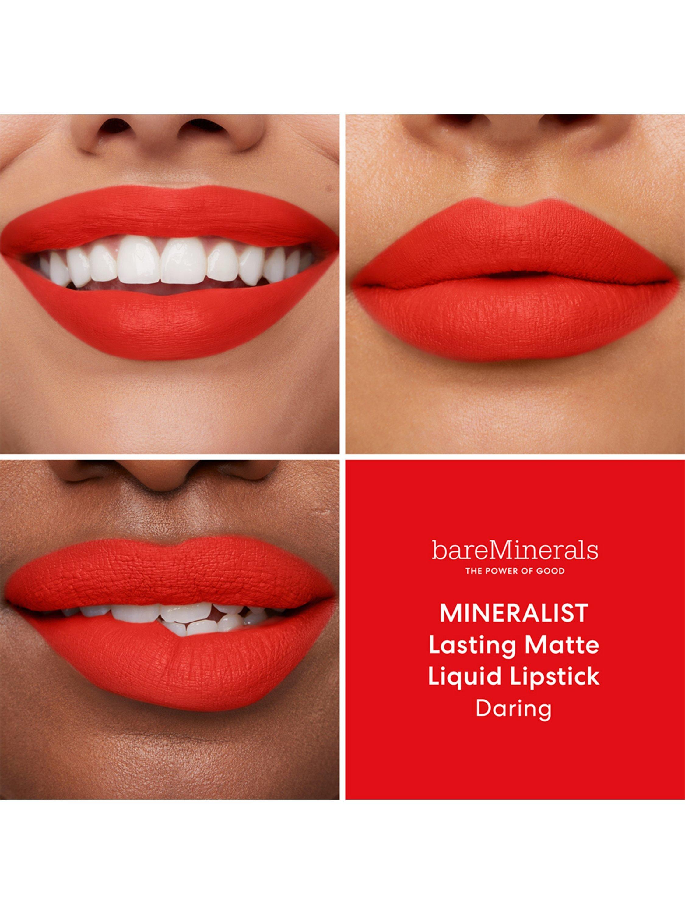 Product image 3 of 10, which shows bareMinerals MINERALIST Lasting Matte Liquid Lipstick, Daring