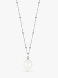 Dower & Hall Pearl Pendant Beaded Necklace