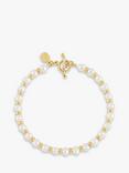 Dower & Hall Halo Freshwater Pearl Bracelet, Gold