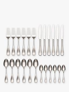 Oneida Voss Stainless Steel Cutlery Set, 24 Piece/6 Place Settings