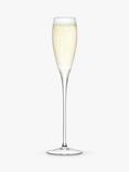 LSA International Wine Champagne Glass Flutes, Set of 2, 160ml, Clear