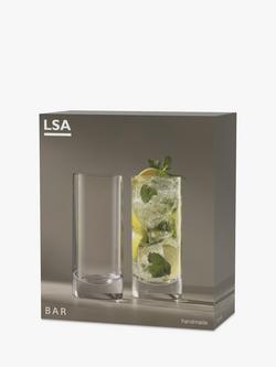 LSA International Bar Collection Highball Glasses, Set of 2, 420ml, Clear - view 2, Clear