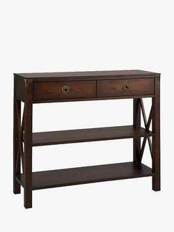 Laura Ashley Balmoral Console Table, Chestnut Brown