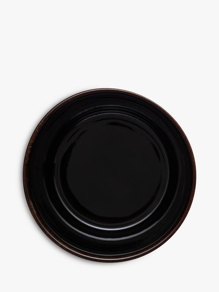 Denby Halo Brew Stoneware Open Sugar Bowl, 260ml, Black/Multi - view 2, Black/Multi