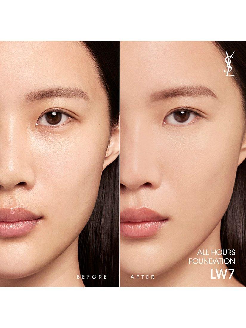 Product image 3 of 8, which shows Yves Saint Laurent All Hours Foundation SPF 39, LW7