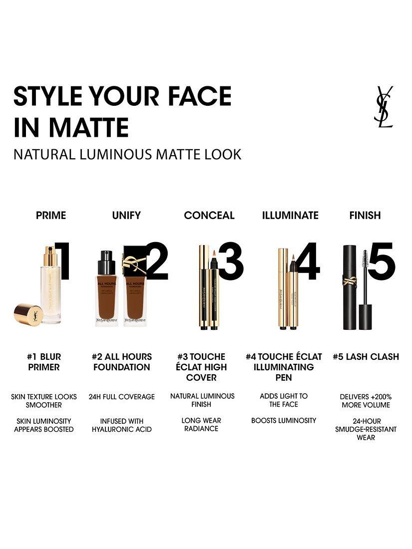 Product image 6 of 8, which shows Yves Saint Laurent All Hours Foundation SPF 39, MW2