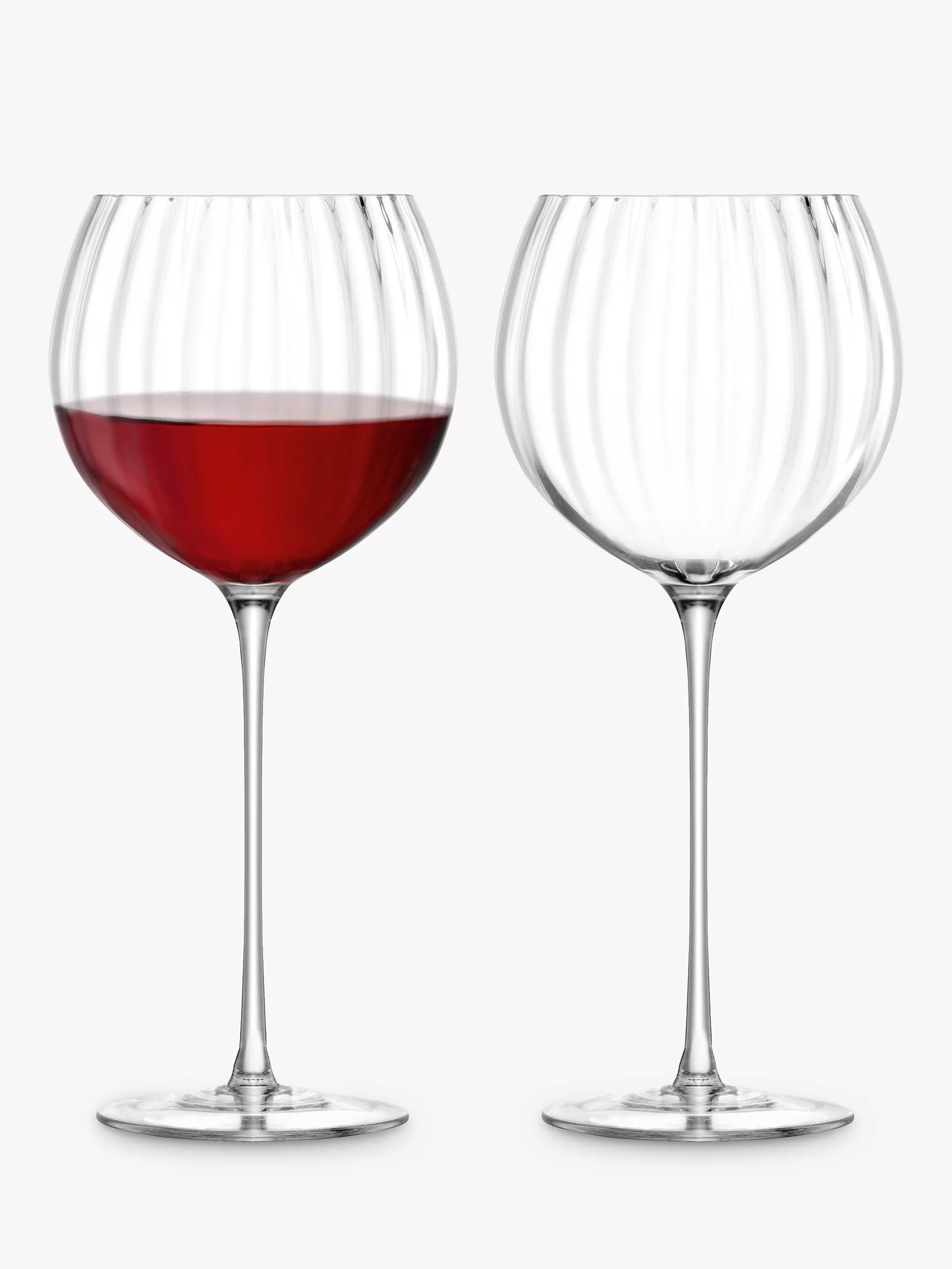 LSA International Aurelia Optic Gin Cocktail Balloon Glass, Set of 2, 570ml, Clear