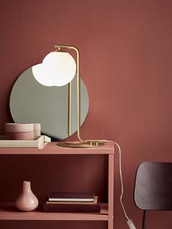 Nordlux Grant Table Lamp, White/Brass - view 2, White/Brass