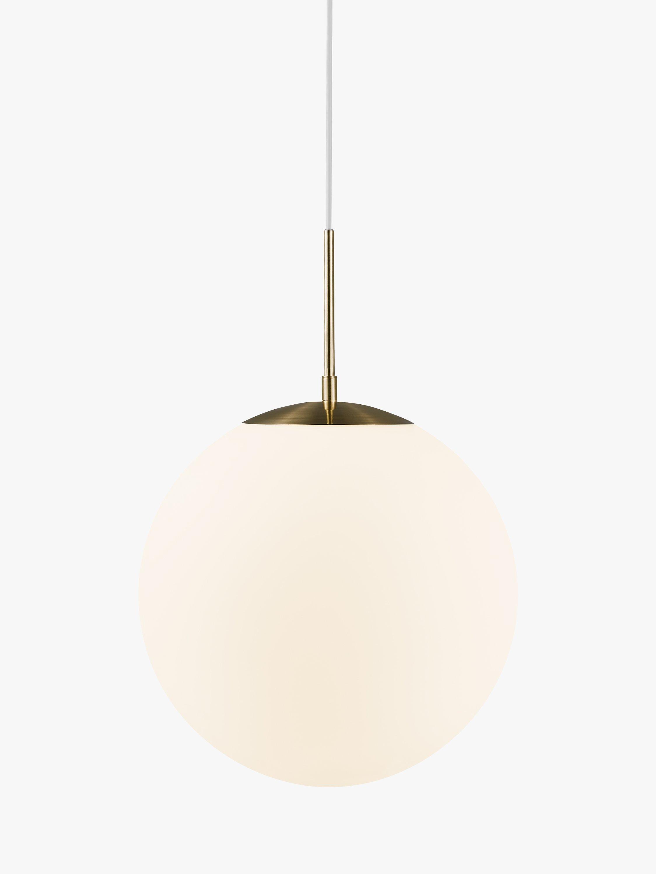 Nordlux Grant 35 Pendant Ceiling Light, White/Brass