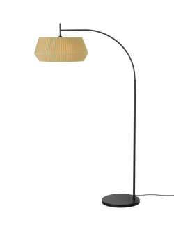 Nordlux Dicte Floor Lamp, Black/Beige - view 2, Black/Beige