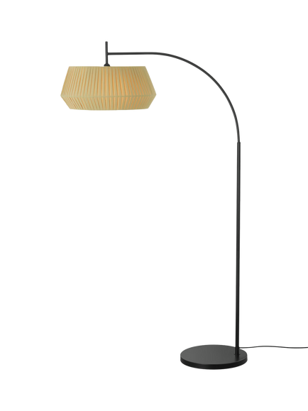 Nordlux Dicte Floor Lamp, Black/Beige - view 2, Black/Beige