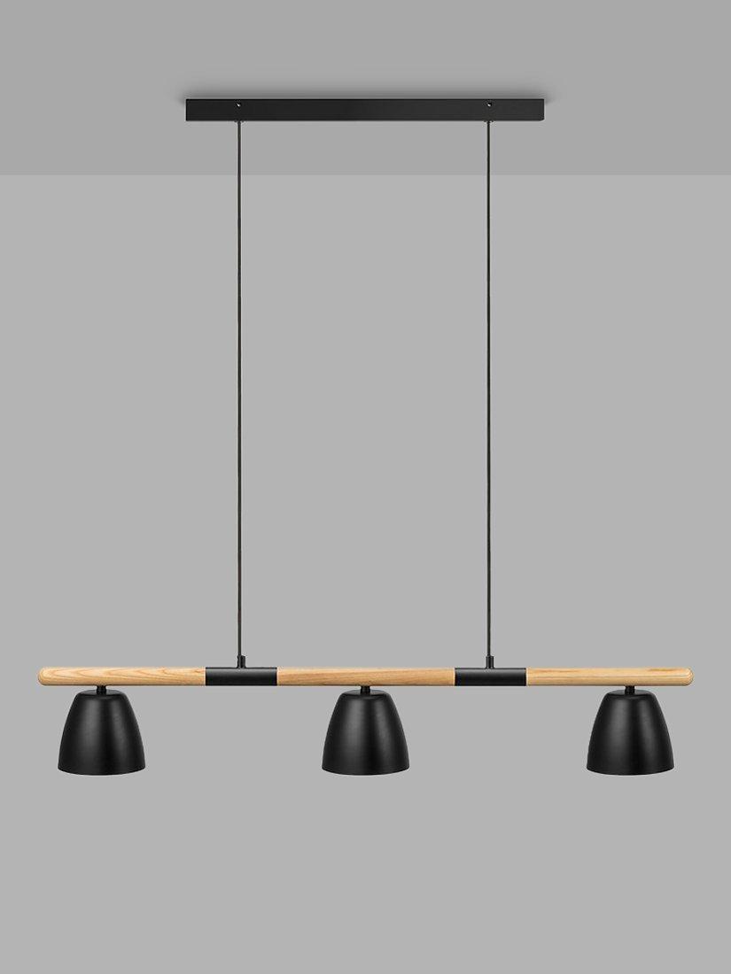 Nordlux Theo 3 Pendant Bar Ceiling Light, Black