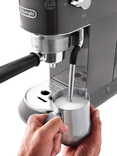 De'Longhi Dedica Arte Metallics EC885 Espresso Coffee Machine, Grey