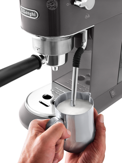 De'Longhi Dedica Arte Metallics EC885 Espresso Coffee Machine - view 2, Grey