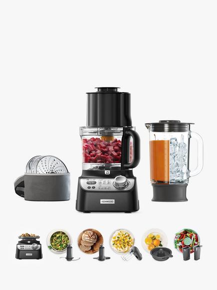 Kenwood Autograph Multipro Express Weighing Food Processor FDM72, Black, Black