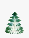 Talking Tables Paper Christmas Tree Decoration, Pack of 3, Red/Green