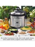 Sage the Fast Slow GO™ Brushed Stainless Steel Multi Slow Cooker, Silver