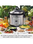 Sage the Fast Slow GO™ Brushed Stainless Steel Slow Cooker, Silver