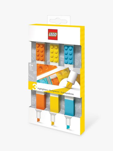 LEGO Coloured Highlighters, Set of 3, Multi