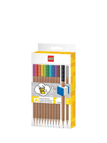 LEGO Colouring Pencils, Set of 12, Multi