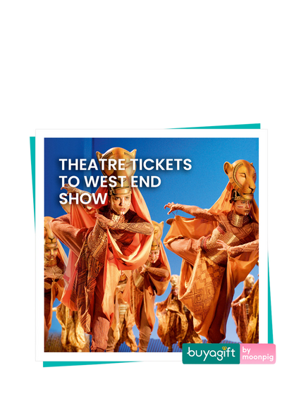 Buyagift Theatre Tickets to a West End Show for Two Gift Experience, Multi