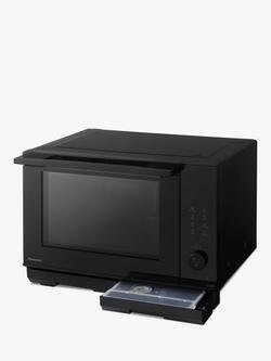 Panasonic NN-DS59NBBPQ 4-in-1 Steam Combination Microwave Oven, 27L, Black, Black
