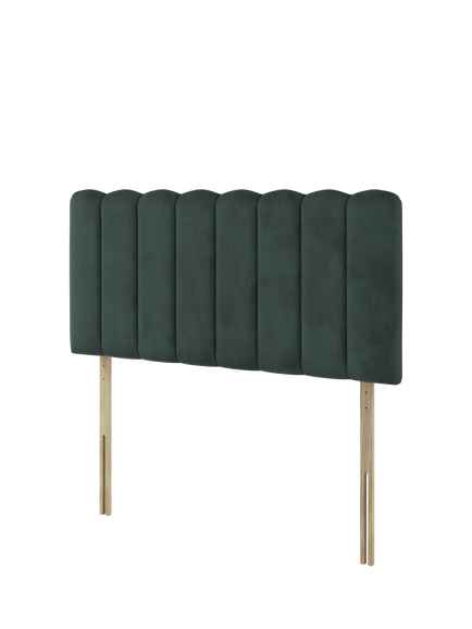 Sealy Shard Upholstered Strutted Headboard, King Size, Ocean