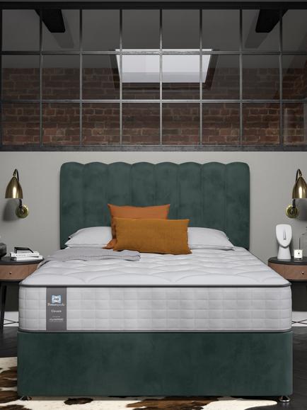 Sealy Shard Upholstered Strutted Headboard, Single - view 2, Ocean