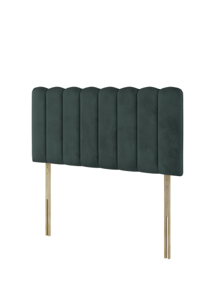 Sealy Shard Upholstered Strutted Headboard, Super King Size, Ocean