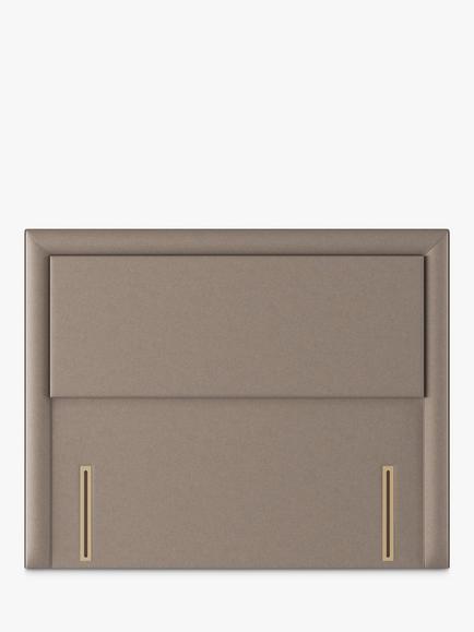 Sealy Beetham Full Height Upholstered Headboard, Super King Size, Latte