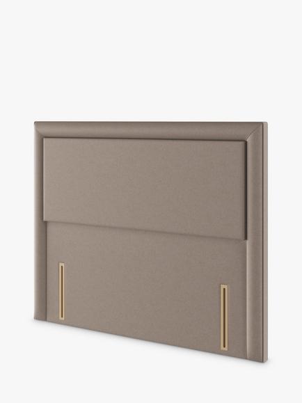 Sealy Beetham Full Height Upholstered Headboard, Super King Size - view 2, Latte