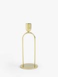 John Lewis Steel Elevated Candle Holder, Gold