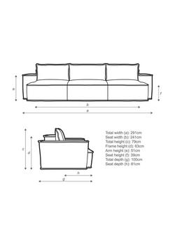 John Lewis Border Grand 4 Seater Sofa - view 2, 