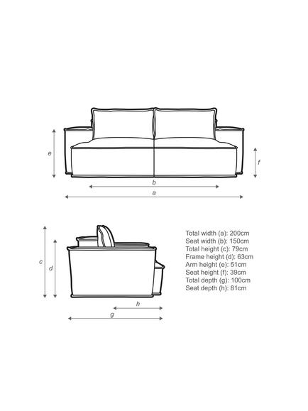 John Lewis Border Large 3 Seater Sofa - view 2, 