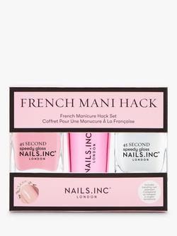 Nails Inc French Mani Hack Nail Polish Set, French Mani Hack