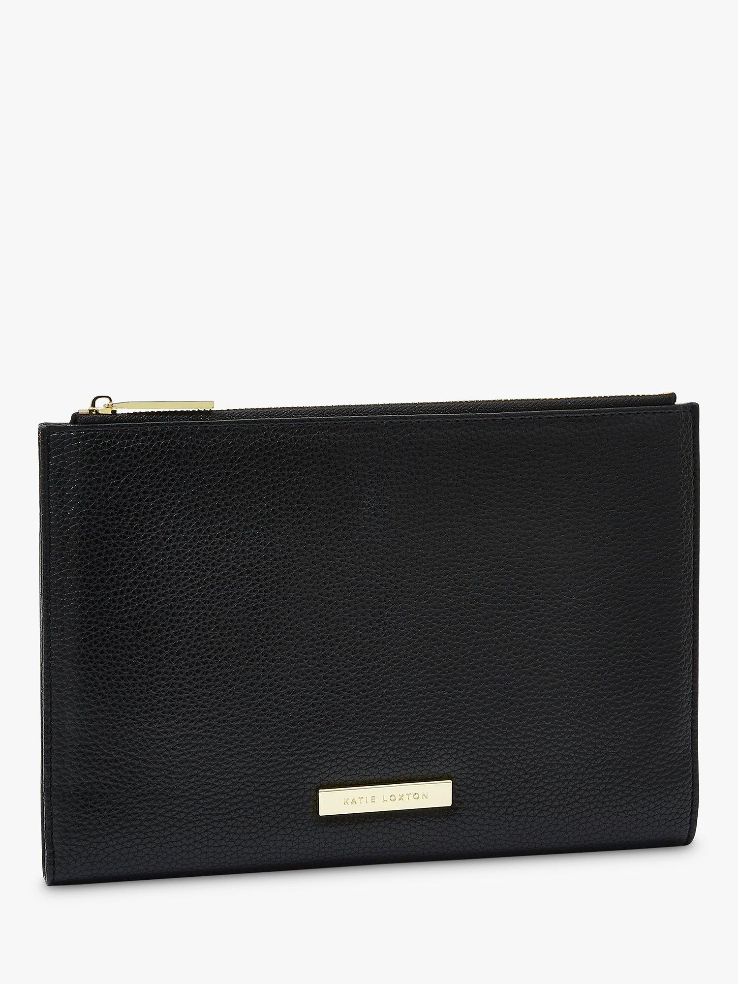 Katie Loxton Plain Travel Document & Pen Holder, Black