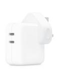 Apple 35W Dual USB-C Port Power Adapter, White