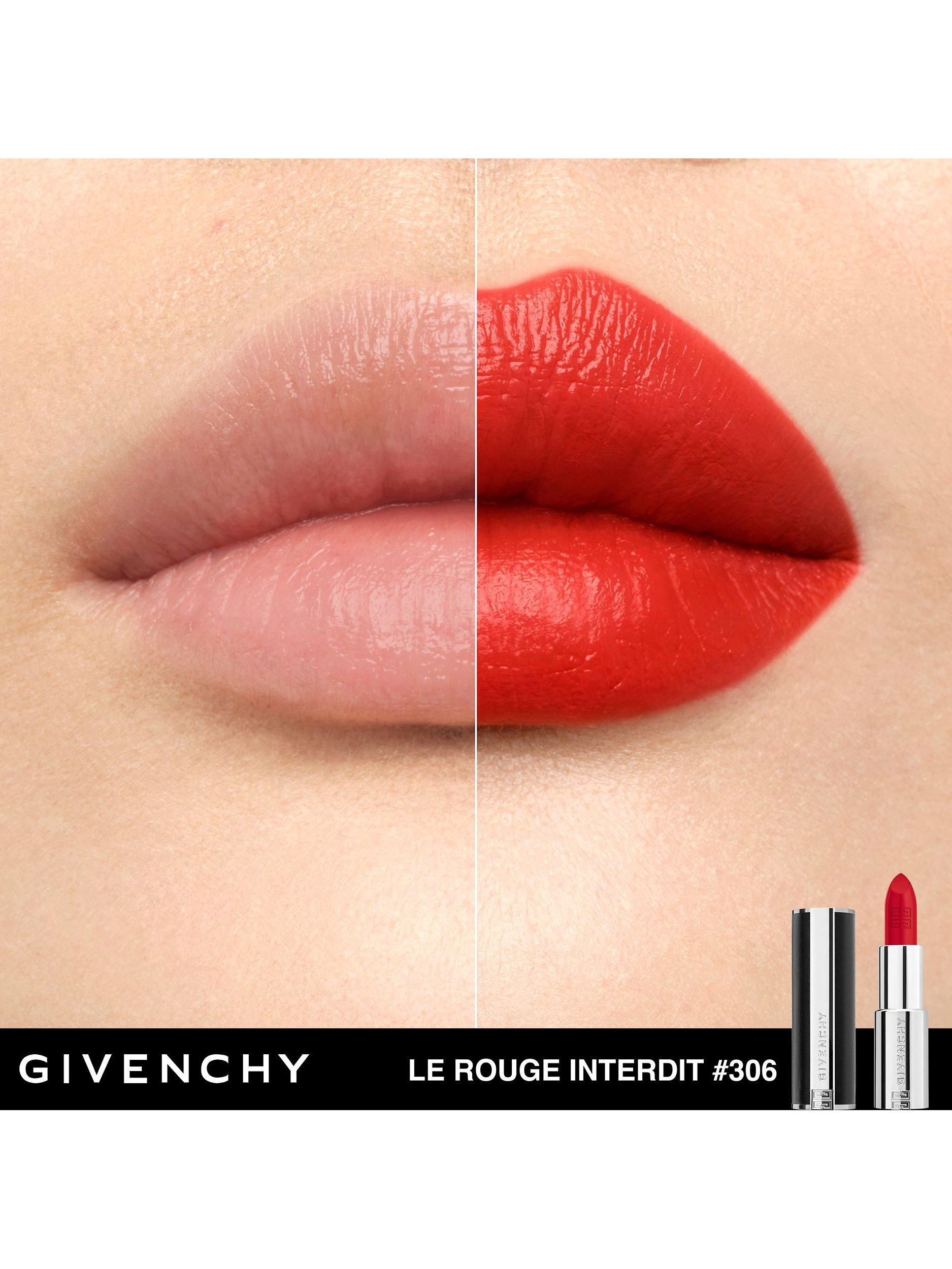 Product image 6 of 7, which shows Givenchy Le Rouge Interdit Intense Silk Lipstick, N306 Carmin Escarpin