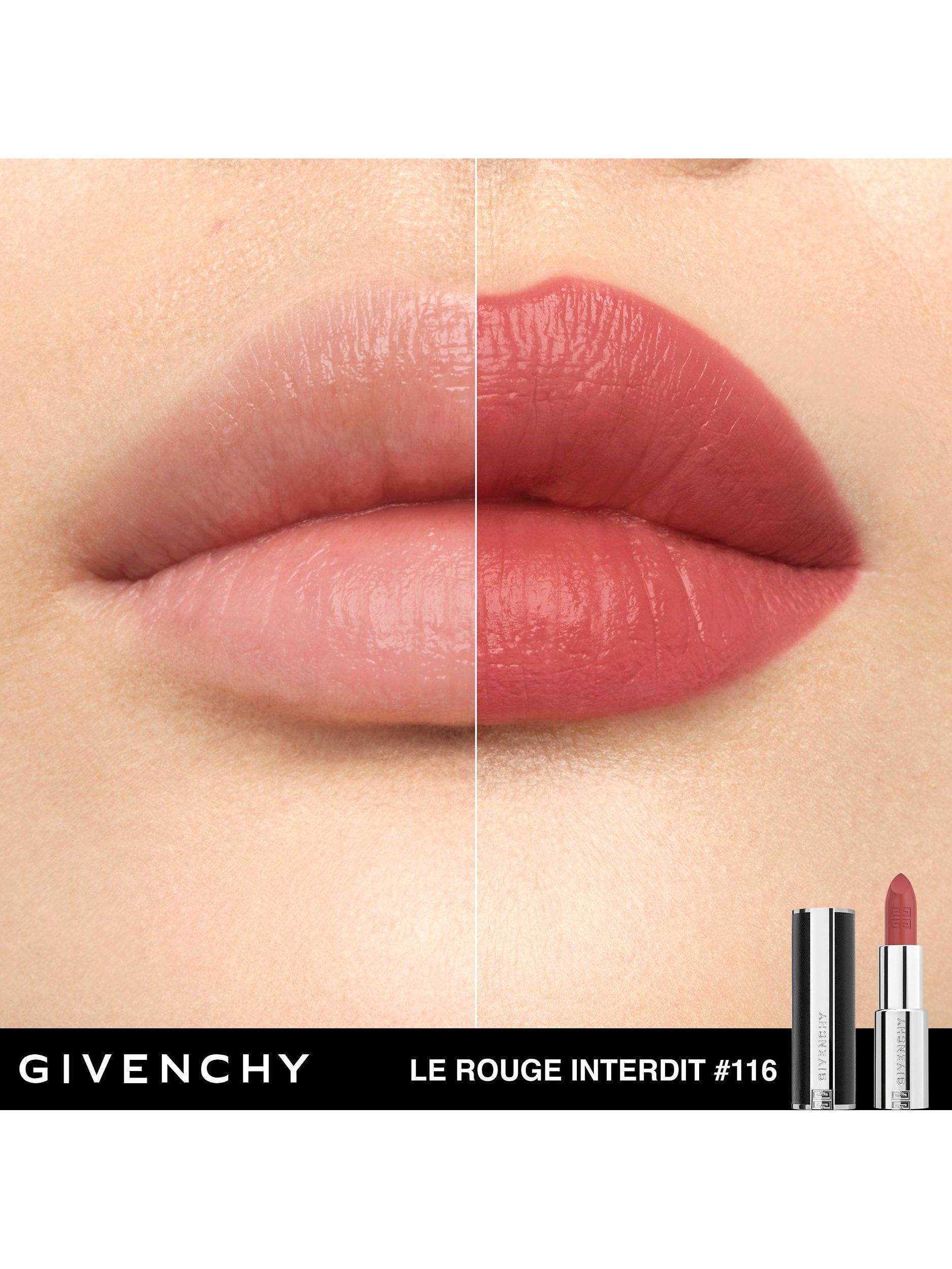 Product image 6 of 7, which shows Givenchy Le Rouge Interdit Intense Silk Lipstick, N116 Nude Boisé