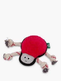 Beco Pets Spider Dog Toy, Red, Multi